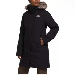 The North Face Women's Black Ski Jacket with Fur Hood